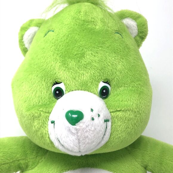 NANCO Care Bears Good Luck Bear 13" Vintage 2004 Green Irish Shamrock Plush - Picture 10 of 12